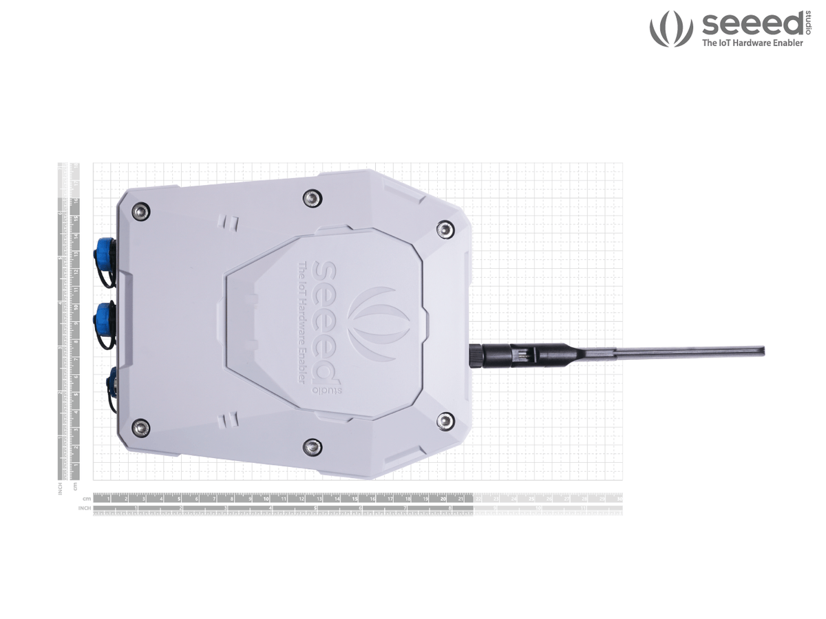 SenseCAP Sensor Hub 4Gデータロガー 寸法図